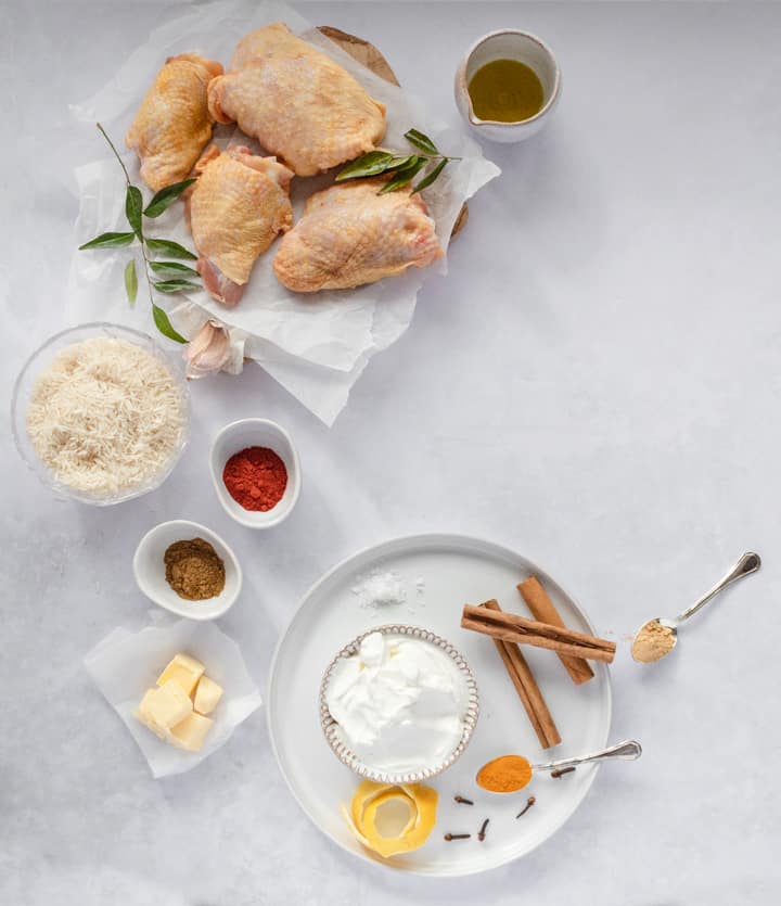 Ingredients of Greek Yogurt Chicken Marinade